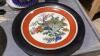 (2) ASIAN INSPIRED ITEMS - PLATES, WALL PLAQUES, VASES - 6