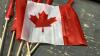 FLAT W/ 7 CANADIAN FLAGS - 2
