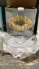 PARTY SERVING BOWLS - 2-TIER SERVER, CHIP+DIP BOWL, CHEESE PLATE W/KNIFE AND SERVING BOWL - 4