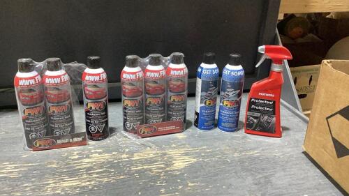 CAR + BOAT CLEANING PRODUCTS - FW1 CLEANING WAX + MOTHERS PROTECTANT