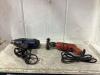SHOP FLAT W/ BLACK & DECKER DRILL & 1/2" VSR INDUSTRIAL DRILL