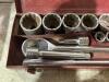RATCHET SOCKET SET - SAE - 2