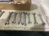SHOP FLAT OF MIXED WRENCHES - SAE - 3