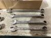 SHOP FLAT OF MIXED WRENCHES - SAE - 3