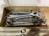 SHOP FLAT OF MIXED WRENCHES - SAE - 4