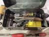 TOOL BOX W/ CHISELS, BRAD NAILER, HOLE SAW BITS & MISCELLANEOUS - 4