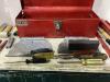 TOOL BOX W/ SCREWDRIVERS, TORCH, PILERS & MISCELLANEOUS - 3
