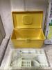 SHOP BOX OF MISCELLANEOUS W/ EXTENSION CORD, TARP, WEED-EX & SMALL BOX - 2