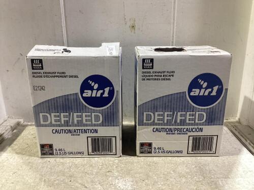 (2) AIR-1 DEF/FED DIESEL EXHAUST FLUID