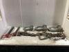SHOP BOX W/ ANCHOR SHACKLES, CHAIN HOOKS & PINS