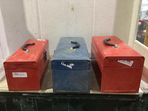 (3) EMPTY TOOL BOXES