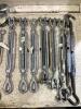 SHOP BOX OF MIXED TURN-BUCKLE PARTS & CHAINS - 3