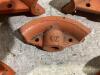 SHOP PAIL OF ORANGE PIPE BENDER PARTS - 4