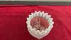 ANTIQUE FLUTED GLASS CANDY DISH - 3