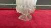 ANTIQUE FLUTED GLASS CANDY DISH - 4