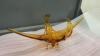 AMBER HEAVY GLASS DECOR PIECE - 2