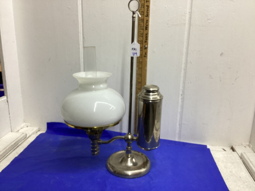 VERY UNIQUE LAMP. OIL RESERVOIR ,CENTRE VALVE