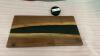 WALNUT W/ EPOXY CHARCUTERIE BOARD W/ TIN OF BOARD BUTTER - 3