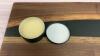 WALNUT W/ EPOXY CHARCUTERIE BOARD W/ TIN OF BOARD BUTTER - 4