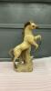LARGE CERAMIC REARING HORSE