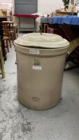 15 GAL MEDLATA CROCK W/ LIDS & INTACK HANDLES
