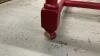 RED PAINTED SIDE TABLE W/ DRAWER - 4