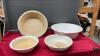 (4) ENAMEL BASINS
