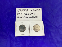 CANADA 2 SILVER QUARTERS