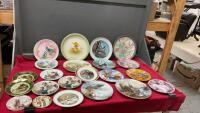 VARIETY OF COLLECTOR PLATES