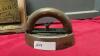 SAD IRON, SOEHNLE PLASTIC SCALE, BRASS SCALE PIECE, LETTER HOLDER - 3