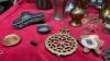 A VARITY OF METALWARE - BRASS, COPPER, SILVERPLATE - 5