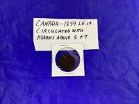 CANADA 1859 LARGE ONE CENT