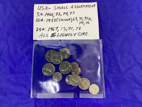 USA ASSORTMENT OF COINS