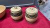 (2) POTTERY BOWLS, & (2) POTTERY CANISTER - 4