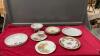 COLLECTIBLE DISHWARE W/ FLORAL DESIGNS - ON PLATE IS A &ldquo;SHELLEY