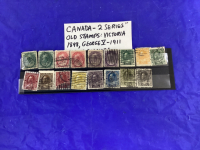 CANADA 2-SERIES OLD STAMPS