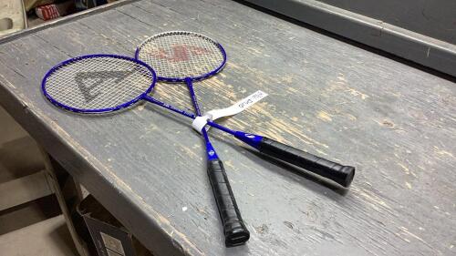 (2) BADMINTON RACQUETS