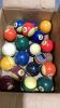 (2) ITEMS - BILLIARD BALLS + SNOOKER BALLS - 2