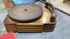 BOX W/ANTIQUE SNI-DOR TURNTABLE , LP RECORDS, BOOKS ABOUT ANTIQUES - 2