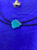 BELT BUCKLE,BOLO TIE W/TURQUOISE STONES - 2