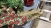 LARGE TOTE OF CHRISTMAS DECOR - DEER, CENTERPIECE - 2