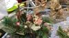 LARGE TOTE OF CHRISTMAS DECOR - DEER, CENTERPIECE - 4