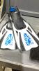 BOX W/ (2)SETS OF FLIPPERS + MARKER BUOYS - 2