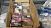(2) ITEMS -BOX OF ASSORTED LIGHT BULBS, PLUMBING SUPPLY + RCA TV - 2