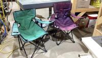 (2) FOLDING LAWN CHAIRS