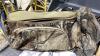 RUBBERMAID GARBAGE BIN W/ HODGMAN HIP WADERS -SIZE 10, COVER UP PANTS, NECK WARMERS, HOODIES, - 6
