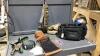 CABELLA&rsquo;S BAG W/ AMMO BELT, CANVAS SATCHEL, WILD HARE SHELL BOX HOLDER W/SPENT SHELL BAG