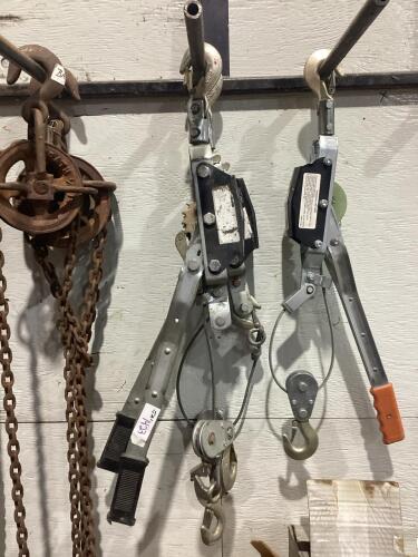 (2) WINCH PULLERS