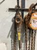 LEVER HOIST RUSTED CHAINS 1-1/2 TON 134"
