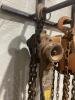 LEVER HOIST RUSTED CHAINS 1-1/2 TON 134" - 3